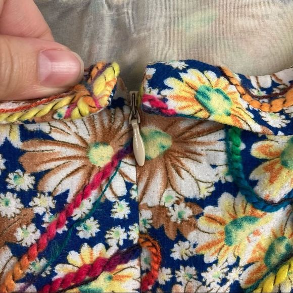 Tatyana Embroidered Floral Retro Pinup Rockabilly Style Midi Dress Size 3X - Picture 6 of 9